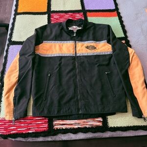 Harley Davidson Racing Motorcycle Jacket biker riding Large